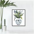 Picture of Grand House Plants II _GroupedProduct_Rectangle_Portrait_Canvas_Framed_