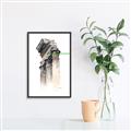 Picture of Columns Sketch _GroupedProduct_Rectangle_Portrait_Canvas_Framed_