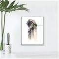 Picture of Columns Sketch _GroupedProduct_Rectangle_Portrait_Canvas_Framed_