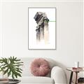 Picture of Columns Sketch _GroupedProduct_Rectangle_Portrait_Canvas_Framed_