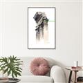 Picture of Columns Sketch _GroupedProduct_Rectangle_Portrait_Canvas_Framed_