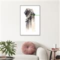 Picture of Columns Sketch _GroupedProduct_Rectangle_Portrait_Canvas_Framed_