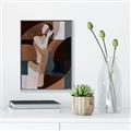 Picture of Colour Block Lady  _GroupedProduct_Rectangle_Portrait_Canvas_Framed_