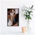 Picture of Colour Block Lady  _GroupedProduct_Rectangle_Portrait_Canvas_Framed_
