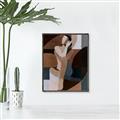 Picture of Colour Block Lady  _GroupedProduct_Rectangle_Portrait_Canvas_Framed_
