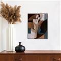 Picture of Colour Block Lady  _GroupedProduct_Rectangle_Portrait_Canvas_Framed_