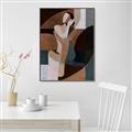 Picture of Colour Block Lady  _GroupedProduct_Rectangle_Portrait_Canvas_Framed_