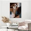 Picture of Colour Block Lady  _GroupedProduct_Rectangle_Portrait_Canvas_Framed_