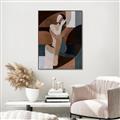 Picture of Colour Block Lady  _GroupedProduct_Rectangle_Portrait_Canvas_Framed_
