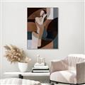 Picture of Colour Block Lady  _GroupedProduct_Rectangle_Portrait_Canvas_Framed_