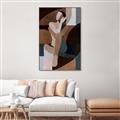 Picture of Colour Block Lady  _GroupedProduct_Rectangle_Portrait_Canvas_Framed_