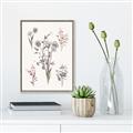 Picture of Wall flowers I _GroupedProduct_Rectangle_Portrait_Canvas_Framed_