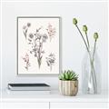 Picture of Wall flowers I _GroupedProduct_Rectangle_Portrait_Canvas_Framed_