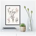 Picture of Wall flowers I _GroupedProduct_Rectangle_Portrait_Canvas_Framed_