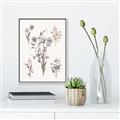 Picture of Wall flowers I _GroupedProduct_Rectangle_Portrait_Canvas_Framed_