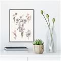 Picture of Wall flowers I _GroupedProduct_Rectangle_Portrait_Canvas_Framed_