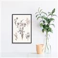 Picture of Wall flowers I _GroupedProduct_Rectangle_Portrait_Canvas_Framed_