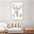 Picture of Wall flowers I _GroupedProduct_Rectangle_Portrait_Canvas_Framed_