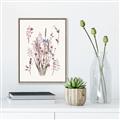 Picture of Wall flowers II _GroupedProduct_Rectangle_Portrait_Canvas_Framed_