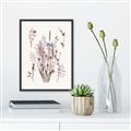 Picture of Wall flowers II _GroupedProduct_Rectangle_Portrait_Canvas_Framed_