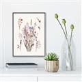 Picture of Wall flowers II _GroupedProduct_Rectangle_Portrait_Canvas_Framed_