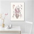 Picture of Wall flowers II _GroupedProduct_Rectangle_Portrait_Canvas_Framed_