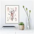 Picture of Wall flowers III _GroupedProduct_Rectangle_Portrait_Canvas_Framed_