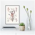 Picture of Wall flowers III _GroupedProduct_Rectangle_Portrait_Canvas_Framed_