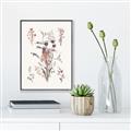 Picture of Wall flowers III _GroupedProduct_Rectangle_Portrait_Canvas_Framed_