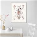 Picture of Wall flowers III _GroupedProduct_Rectangle_Portrait_Canvas_Framed_