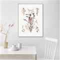 Picture of Wall flowers III _GroupedProduct_Rectangle_Portrait_Canvas_Framed_
