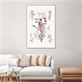Picture of Wall flowers III _GroupedProduct_Rectangle_Portrait_Canvas_Framed_