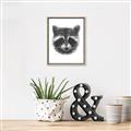 Picture of Raccoon Sketch _GroupedProduct_Rectangle_Portrait_Canvas_Framed_