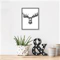 Picture of Moose Sketch _GroupedProduct_Rectangle_Portrait_Canvas_Framed_