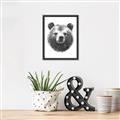 Picture of Bear Sketch _GroupedProduct_Rectangle_Portrait_Canvas_Framed_