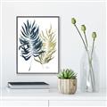 Picture of Sage and Navy I _GroupedProduct_Rectangle_Portrait_Canvas_Framed_