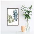 Picture of Sage and Navy II _GroupedProduct_Rectangle_Portrait_Canvas_Framed_
