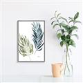 Picture of Sage and Navy II _GroupedProduct_Rectangle_Portrait_Canvas_Framed_