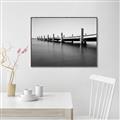 Picture of Pier to Water _GroupedProduct_Rectangle_Landscape_Photography _GroupedProduct_Rectangle_Landscape_Canvas_Framed_