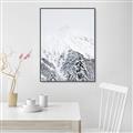Picture of Snowy Treetops _GroupedProduct_Rectangle_Portrait_Photography _GroupedProduct_Rectangle_Portrait_Canvas_Framed_