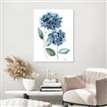 Picture of Blue Hydrangeas I _GroupedProduct_Rectangle_Portrait_Unframed_Print_Only_