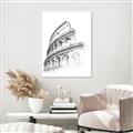 Picture of Colosseum Sketch _GroupedProduct_Rectangle_Portrait_Unframed_Print_Only_