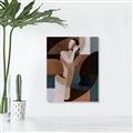 Picture of Colour Block Lady  _GroupedProduct_Rectangle_Portrait_Unframed_Print_Only_