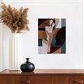 Picture of Colour Block Lady  _GroupedProduct_Rectangle_Portrait_Unframed_Print_Only_