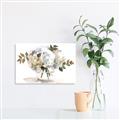 Picture of White Hydrangea in a Vase _GroupedProduct_Rectangle_Landscape_Unframed_Print_Only_