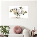 Picture of White Hydrangea in a Vase _GroupedProduct_Rectangle_Landscape_Unframed_Print_Only_
