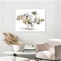 Picture of White Hydrangea in a Vase _GroupedProduct_Rectangle_Landscape_Unframed_Print_Only_