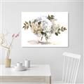 Picture of White Hydrangea in a Vase _GroupedProduct_Rectangle_Landscape_Unframed_Print_Only_