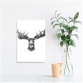 Picture of Moose Sketch _GroupedProduct_Rectangle_Portrait_Unframed_Print_Only_