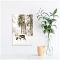 Picture of Moose in the snow _GroupedProduct_Rectangle_Portrait_Photography _GroupedProduct_Rectangle_Portrait_Unframed_Print_Only_